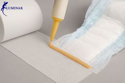 انتخاب و استفاده از چسب پوشک با عملکرد بالا از برند لومیناک